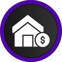 House Sale Creative Icon Design vector