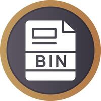 BIN Creative Icon Design vector