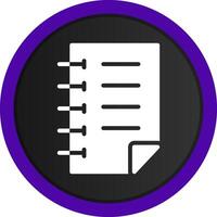 Notebook Creative Icon Design vector
