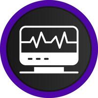 Electrocardiogram Creative Icon Design vector