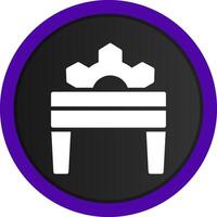 Table Saw Creative Icon Design vector