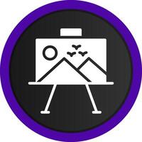 Paint Canvas Creative Icon Design vector