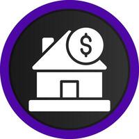 House Price Creative Icon Design vector