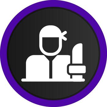 Thrower Creative Icon Design vector