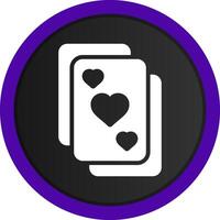 Playing Cards Creative Icon Design vector