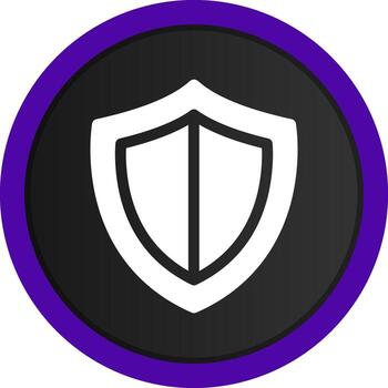 diseño de icono creativo de escudo vector