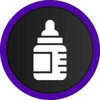 Feeding Bottle Creative Icon Design vector