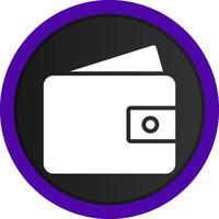 Wallet Creative Icon Design vector