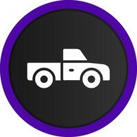 recoger camión creativo icono diseño vector