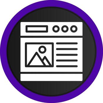 Content Creative Icon Design vector