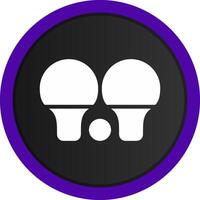 Ping Pong Creative Icon Design vector