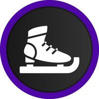 Ice Skates Creative Icon Design vector