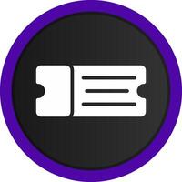 Ticket Creative Icon Design vector