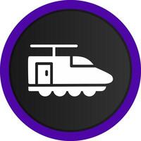 Electric Train Creative Icon Design vector