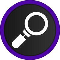 Magnifying Glass Creative Icon Design vector