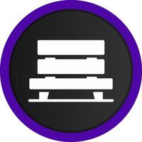 Bench Creative Icon Design vector