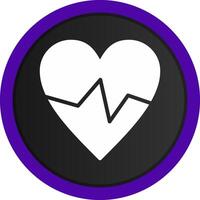 Heart Rate Creative Icon Design vector