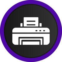 Printer Creative Icon Design vector