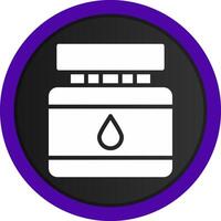 Ink Bottle Creative Icon Design vector