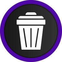 Trash Can Creative Icon Design vector