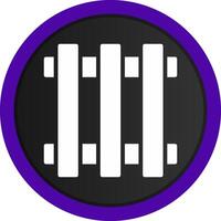 Train Tracks Creative Icon Design vector