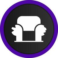 Sofa Creative Icon Design vector