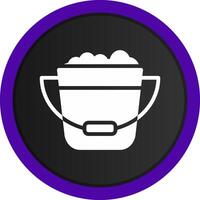 Bucket Creative Icon Design vector