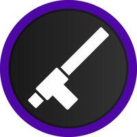 diseño de icono creativo tonfa vector