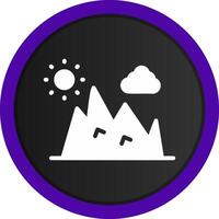 Mountain Creative Icon Design vector