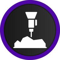Mining Creative Icon Design vector