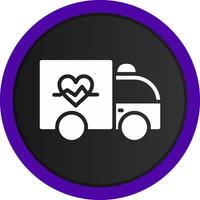 Ambulance Creative Icon Design vector