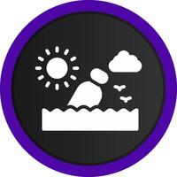 Message In A Bottle Creative Icon Design vector