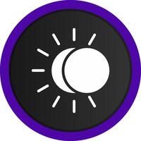 Eclipse Creative Icon Design vector