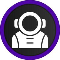 Astronaut Creative Icon Design vector