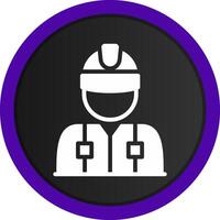 Worker Creative Icon Design vector