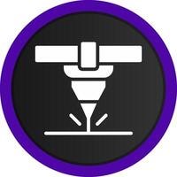 Laser Creative Icon Design vector
