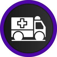 Ambulance Creative Icon Design vector