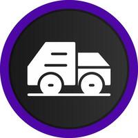 Garbage Truck Creative Icon Design vector