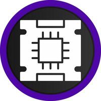 Processor Creative Icon Design vector