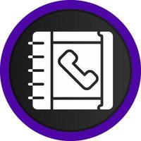 Phonebook Creative Icon Design vector