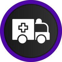 Ambulance Creative Icon Design vector