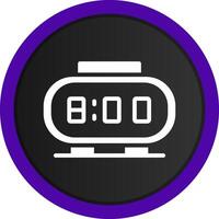 Digital Clock Creative Icon Design vector