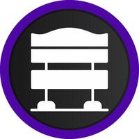 Bench Creative Icon Design vector