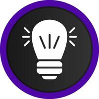 Led Lamp Creative Icon Design vector