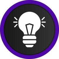 Light Bulb Creative Icon Design vector