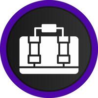 Suitcase Creative Icon Design vector