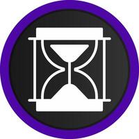 diseño de icono creativo de reloj de arena vector