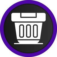 Dumpster Creative Icon Design vector