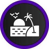 Sunset Creative Icon Design vector