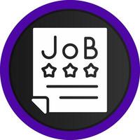 Job Offer Creative Icon Design vector